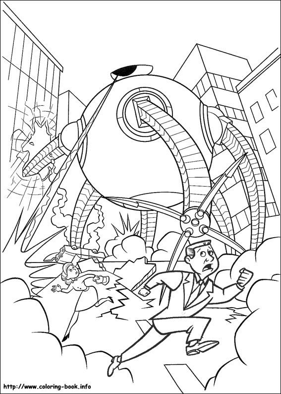 The Incredibles coloring picture